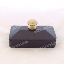 Tampón DecoDesk Madera Negro para Sellos Manuales