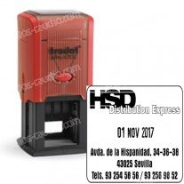 Fechador Trodat Printy 43132 Medida: 32 x 32 mm