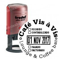 Fechador Trodat Printy 46145 Medida: 45 mm Ø