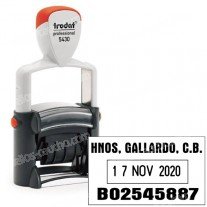 Fechador Trodat Professional 5430 - Medida: 41 x 24 mm