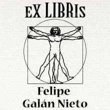 Ex Libris Hombre de Vitruvio