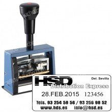 Numerador Fechador ND65A - Medida: 65 x 30 mm