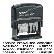Fechador Trodat Printy 4817 Medida: 47 x 5 mm