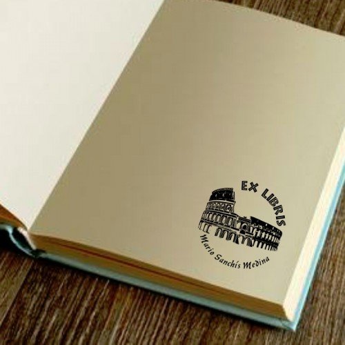 Libro Sello Coliseo de Roma