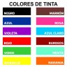 Colores de Tinta Tampón